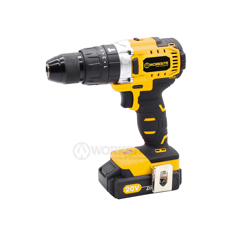 Top Rated Cordless Brushless Hammer Drill 20V Max Li-ion Reversible CD320H