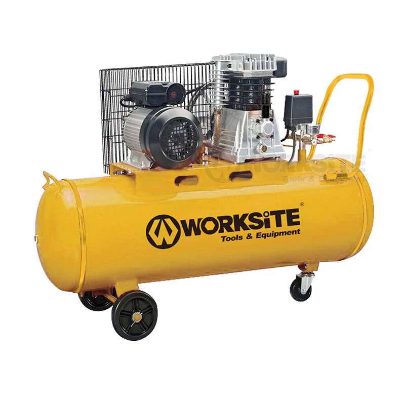 Portable 2HP Air Compressor Max. 125PSI Oil-lubricated Pump ACP138-100L/Z