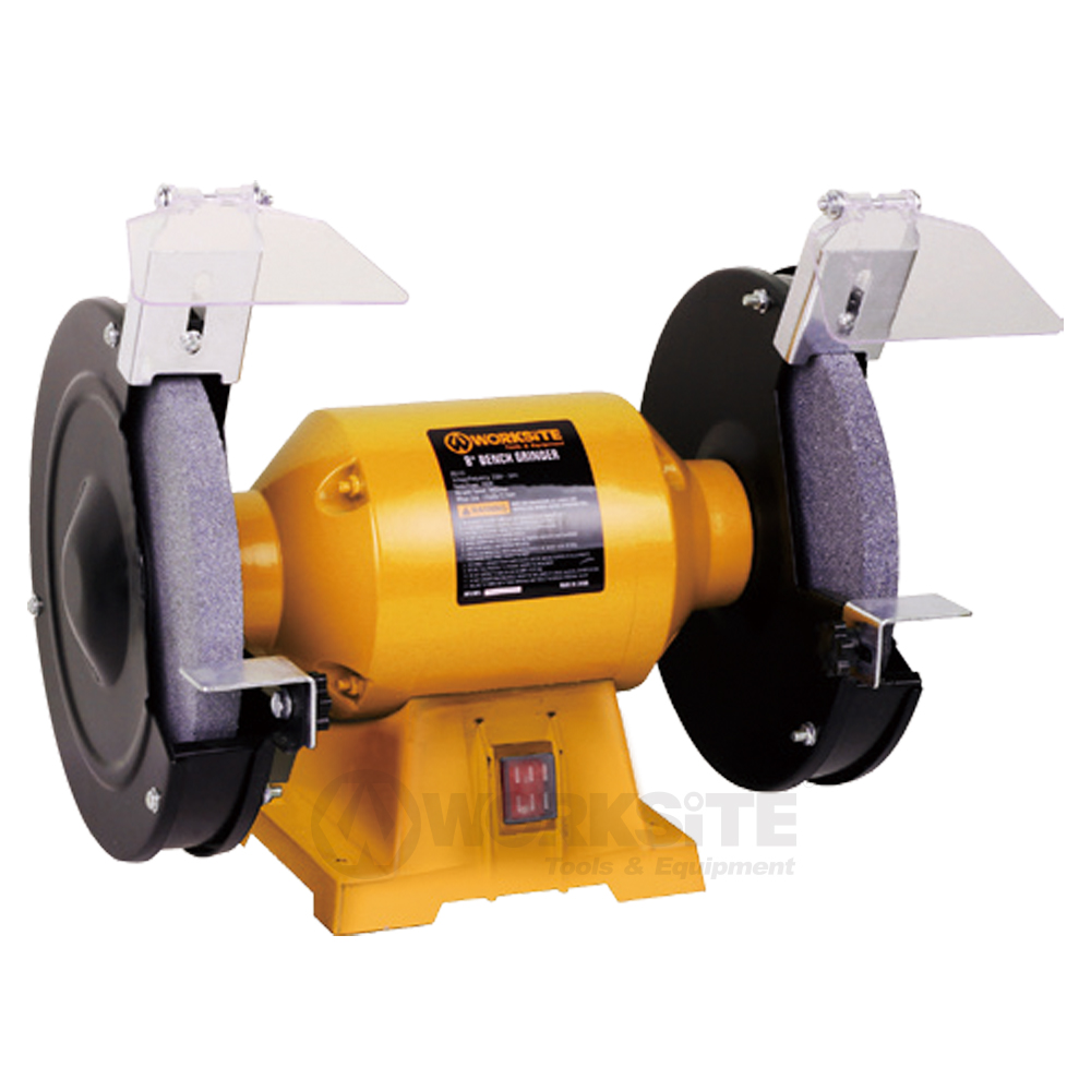 8 inch Bench Grinder,BG110, 300W,Wheel size 200mmx20mm, Grit 36&80,Arbor: 16mm