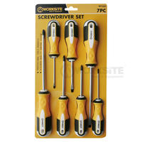 7PCS Scewdriver set, Flat Headed And Phillips Screwdrivers, Cr-V Steel