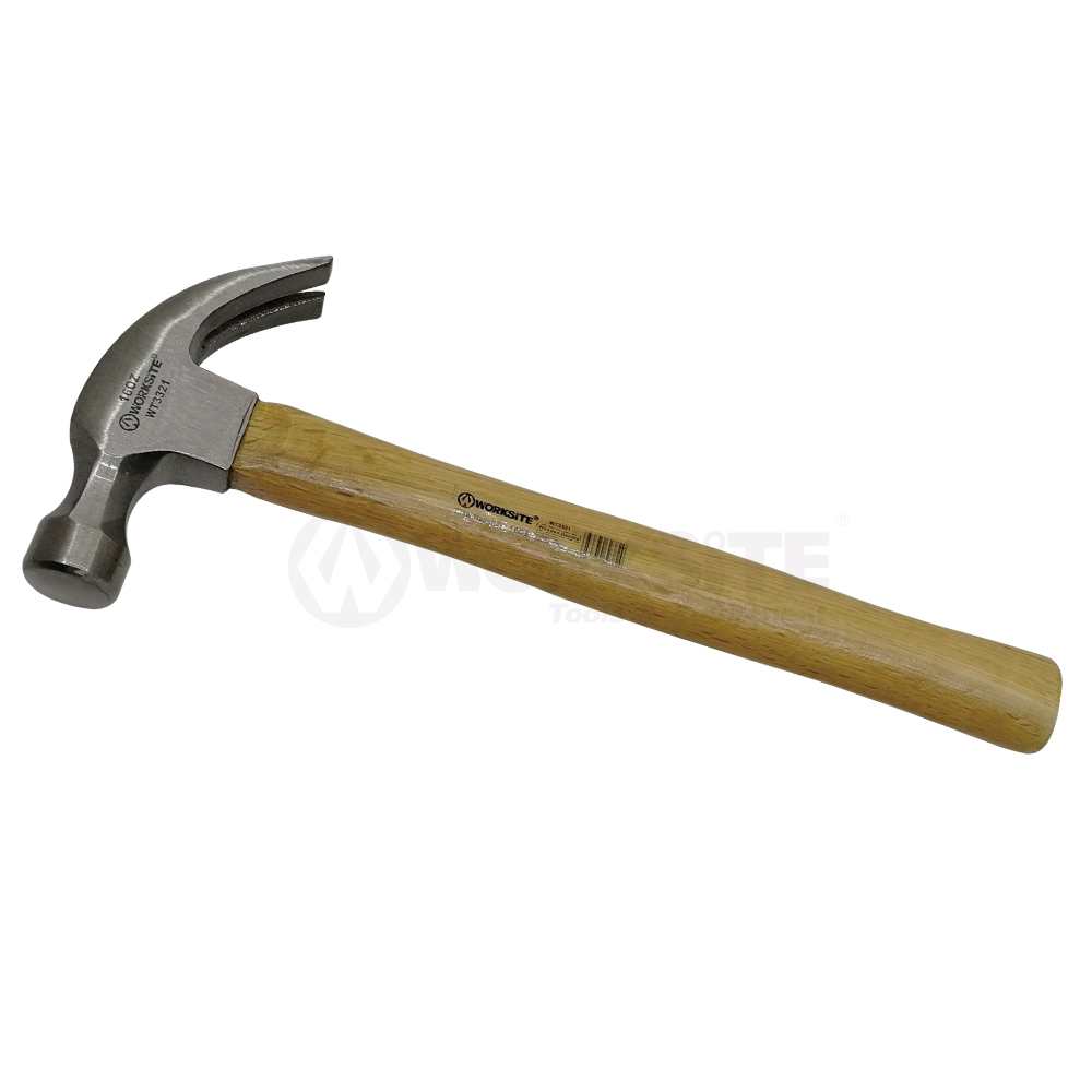 Claw Hammer, 8oz/16oz, Carbon Steel, Hardwood handle