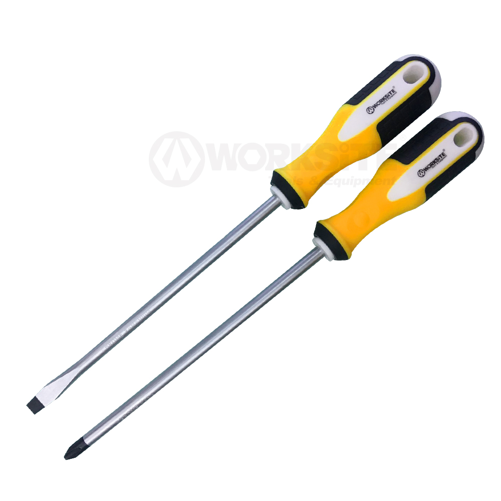 Screwdriver, WT5003/WT5004,150mm,CR-V,Phillips/Slotted,TPR handle,Comfort grip