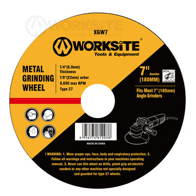 Grinding Wheel, 100/115/125/150/180/230MM, Worksite Power Tools Accessories