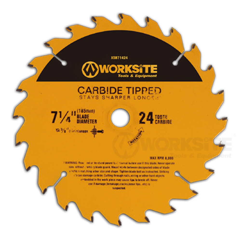Tct Saw Blade, 24/40/60/100TEETH, Worksite Power Tools Accessories