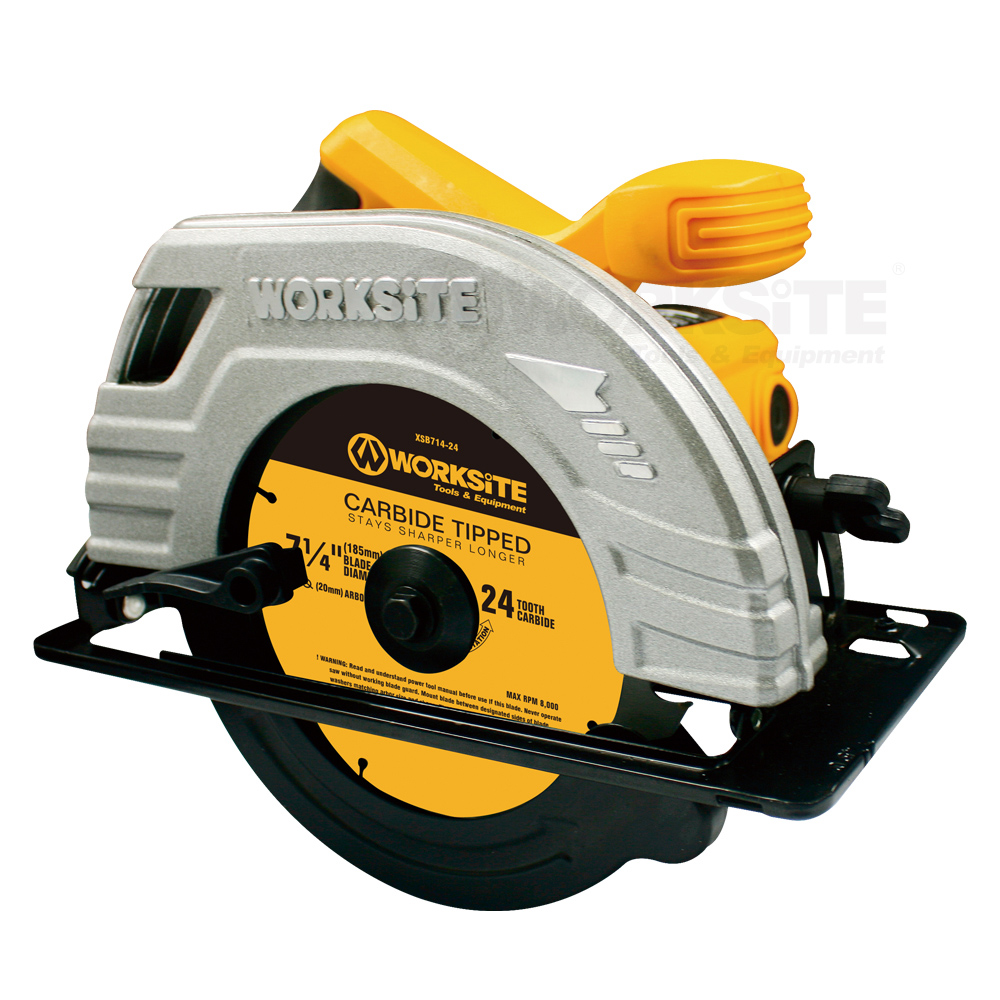 185mm Circular Saw, CSW173, 1400W, 110V, Max Cutting 62.5mm, Professional level