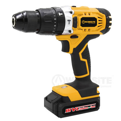 Cordless Hammer Drill, CD326H-18L,  13mm, Torque Setting: 21+1,  18V Li-ion, Reversible,  2.0AH Battery and FAST Charger